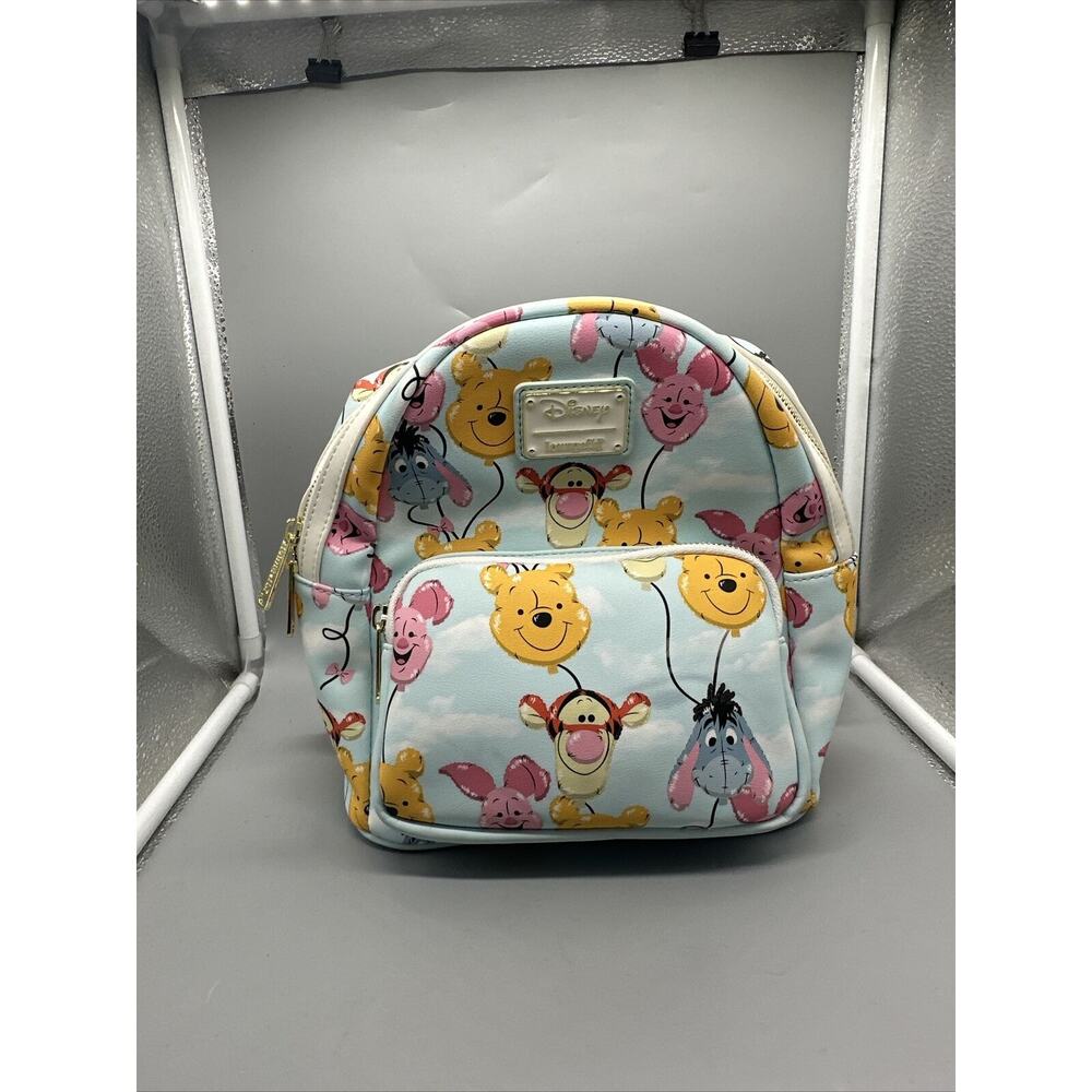 Loungefly Disney Winnie the Pooh Balloon Friends AOP Women's Mini Backpack